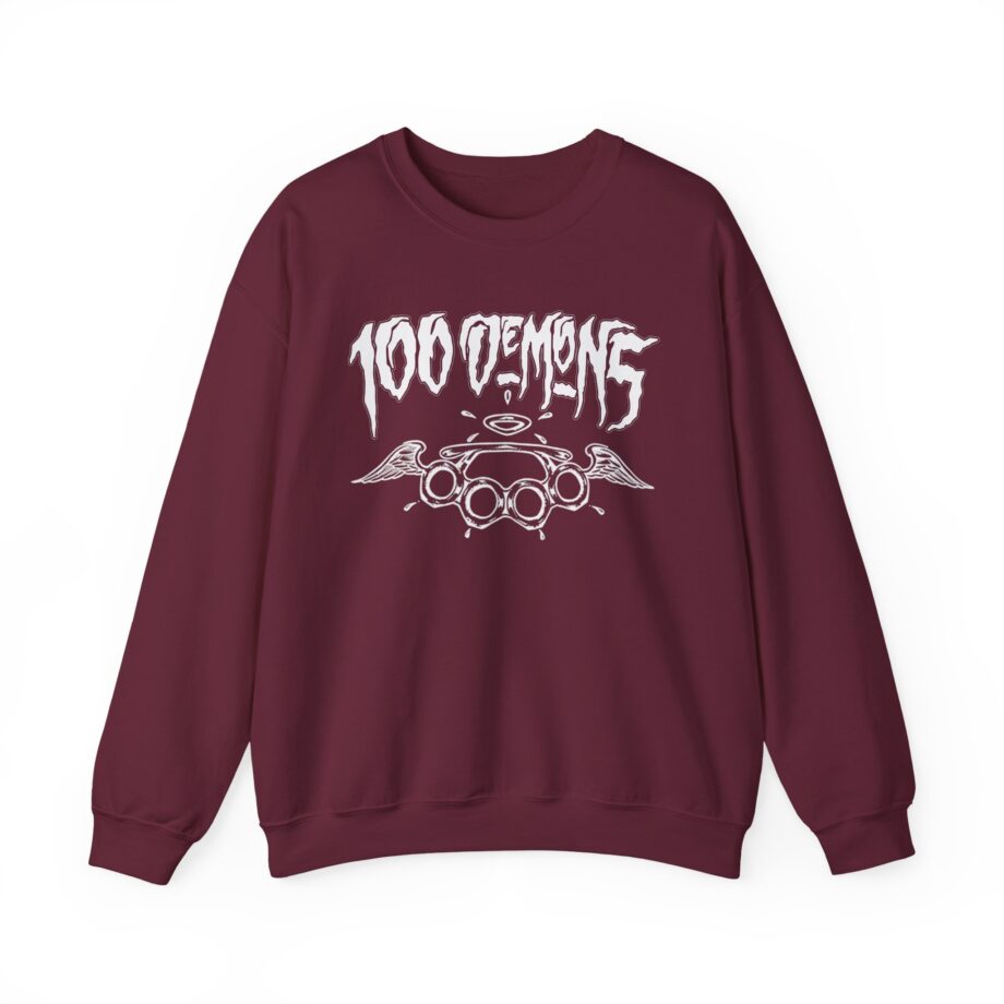 100 Demons Spade Sickle Unisex Heavy Blend™ Crewneck Sweatshirt
