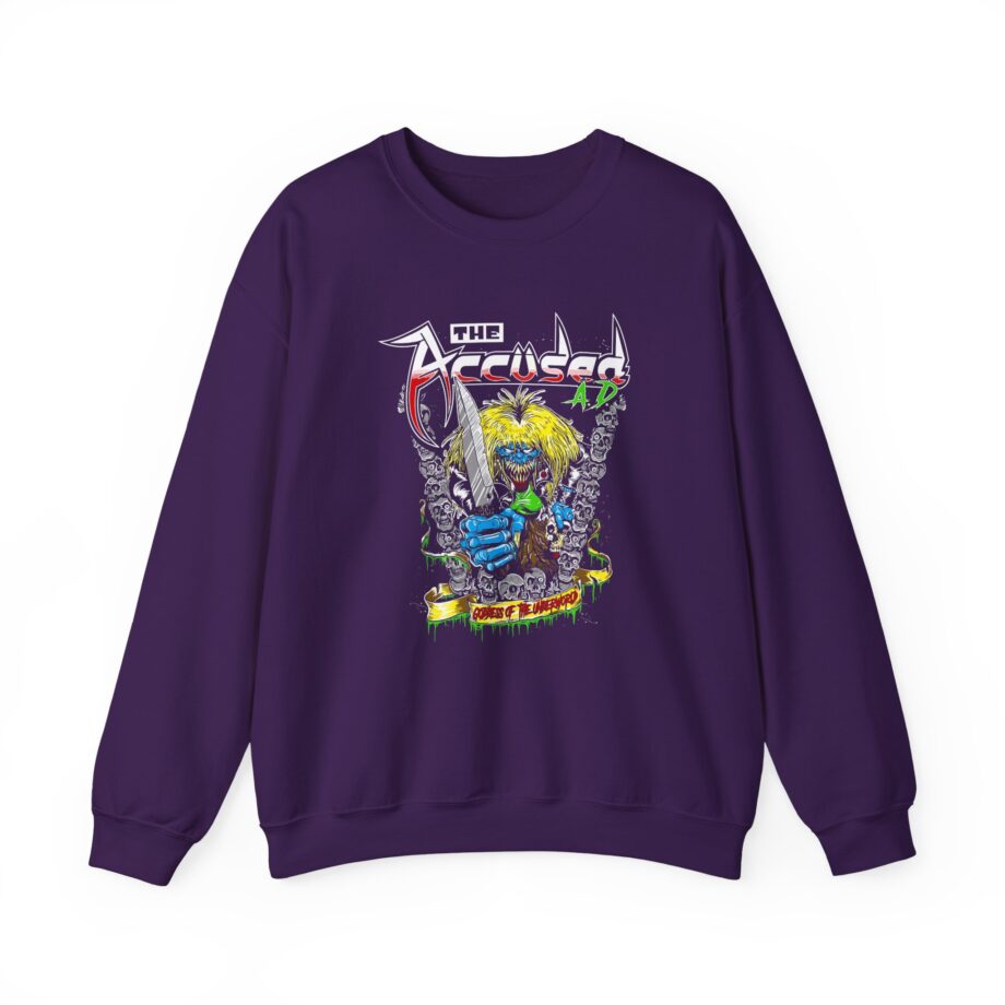 Accused Ad Goddess of the Underworld Unisex Heavy Blend™ Crewneck Sweatshirt