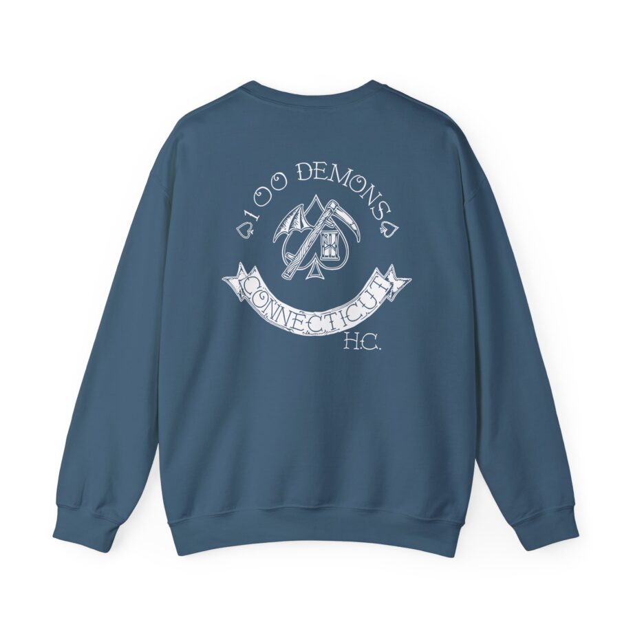 100 Demons Spade Sickle Unisex Heavy Blend™ Crewneck Sweatshirt