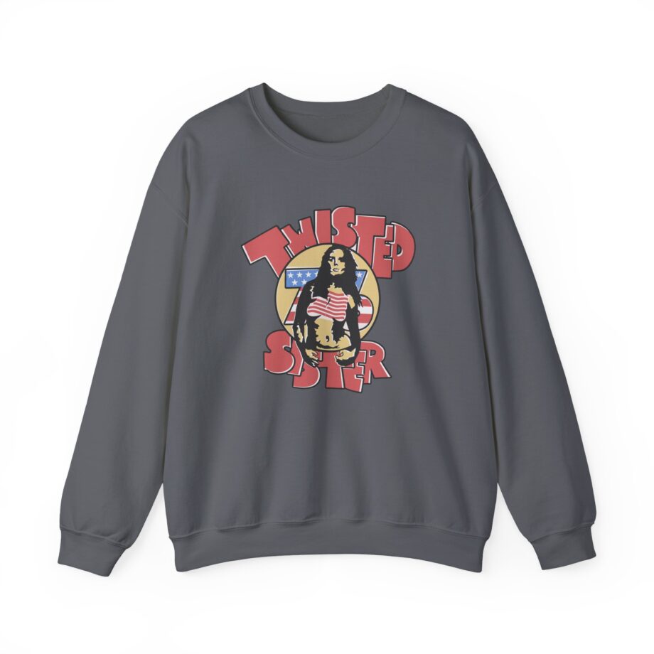 Ladies Stars and Stripes Twisted Sister Unisex Heavy Blend™ Crewneck Sweatshirt