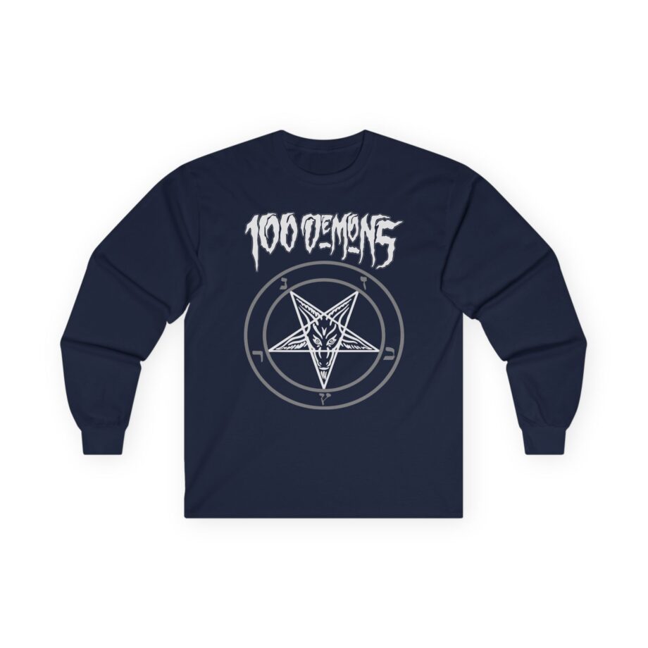 100 Demons Pentagram Unisex Ultra Cotton Long Sleeve Tee