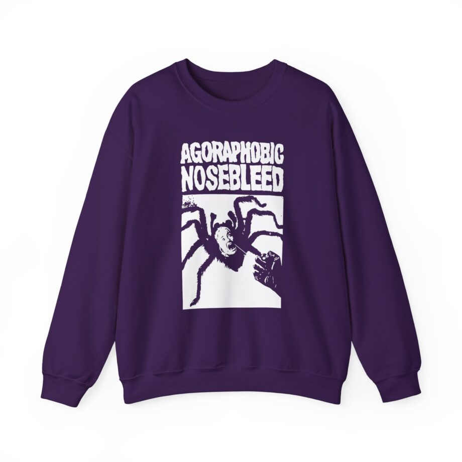 Agoraphobic Nosebleed Spider Unisex Heavy Blend™ Crewneck Sweatshirt