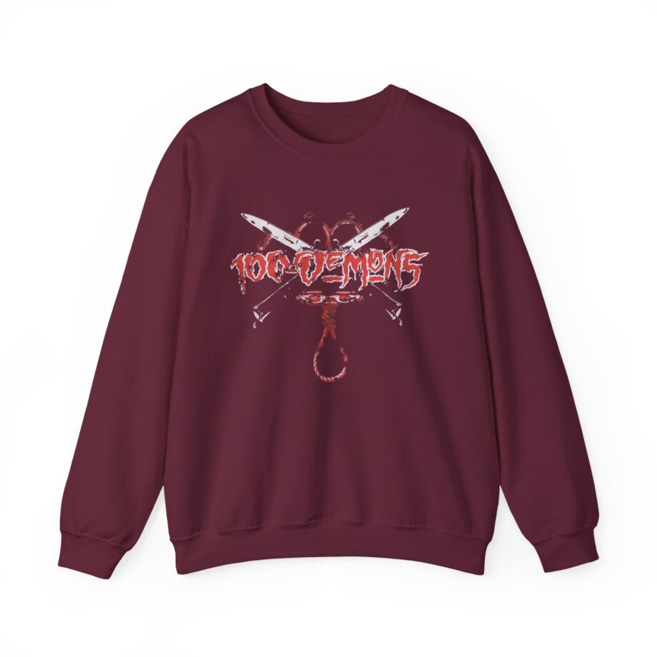 100 Demons Unisex Heavy Blend™ Crewneck Sweatshirt