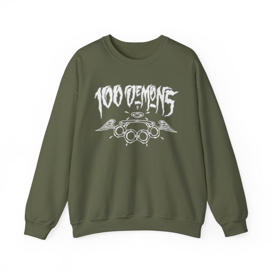 100 Demons Spade Sickle Unisex Heavy Blend™ Crewneck Sweatshirt