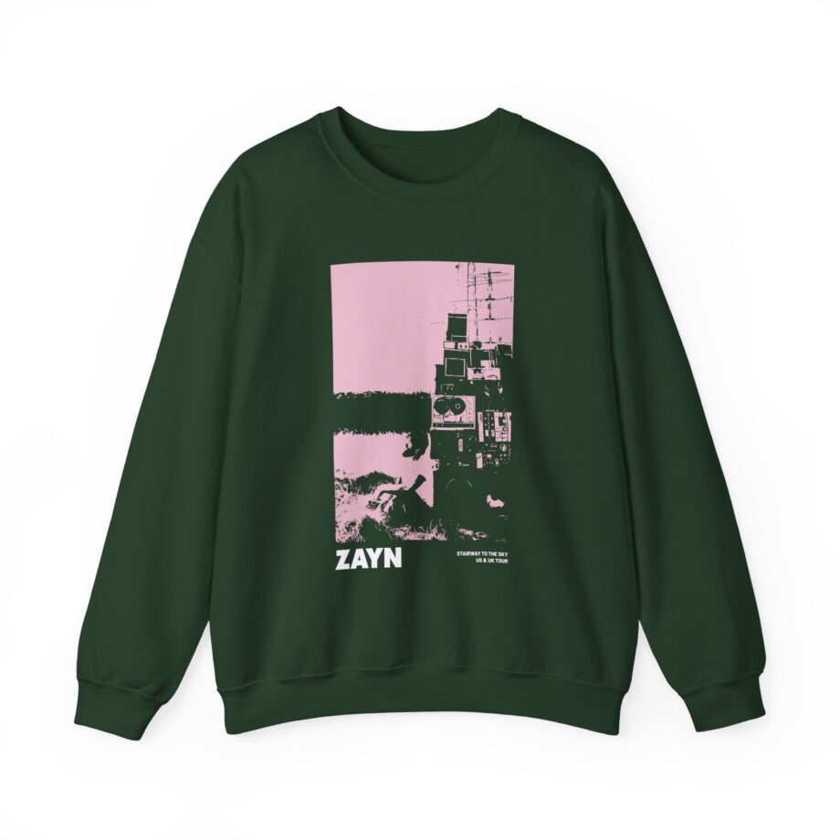 Zayn Malik Antenna Itin Faded Unisex Heavy Blend™ Crewneck Sweatshirt
