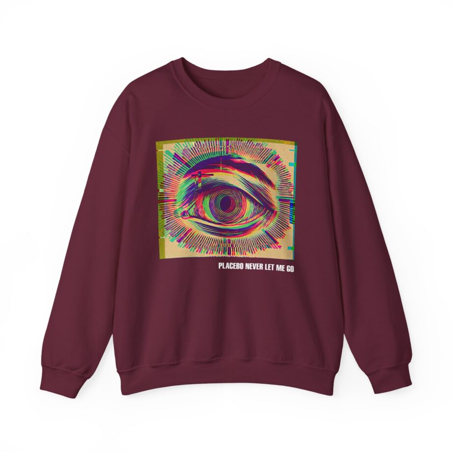 Placebo Glitch Eye Unisex Heavy Blend™ Crewneck Sweatshirt