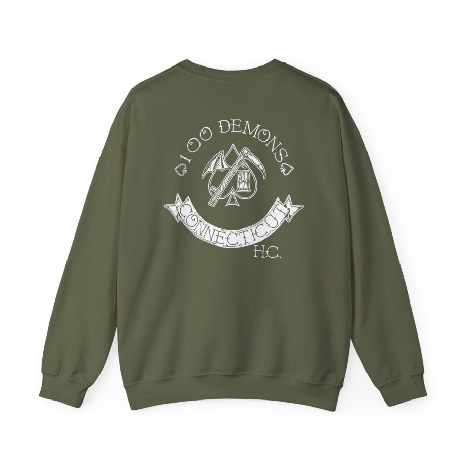 100 Demons Spade Sickle Unisex Heavy Blend™ Crewneck Sweatshirt