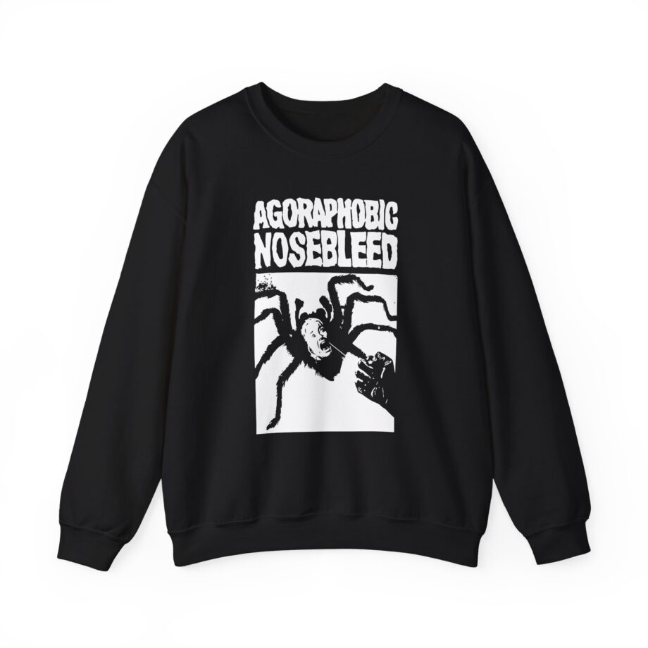 Agoraphobic Nosebleed Spider Unisex Heavy Blend™ Crewneck Sweatshirt