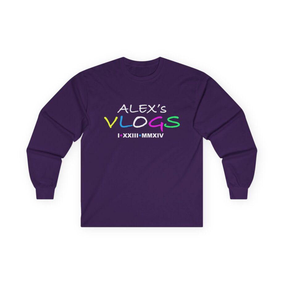 Alex Warren VLOGS Unisex Ultra Cotton Long Sleeve Tee