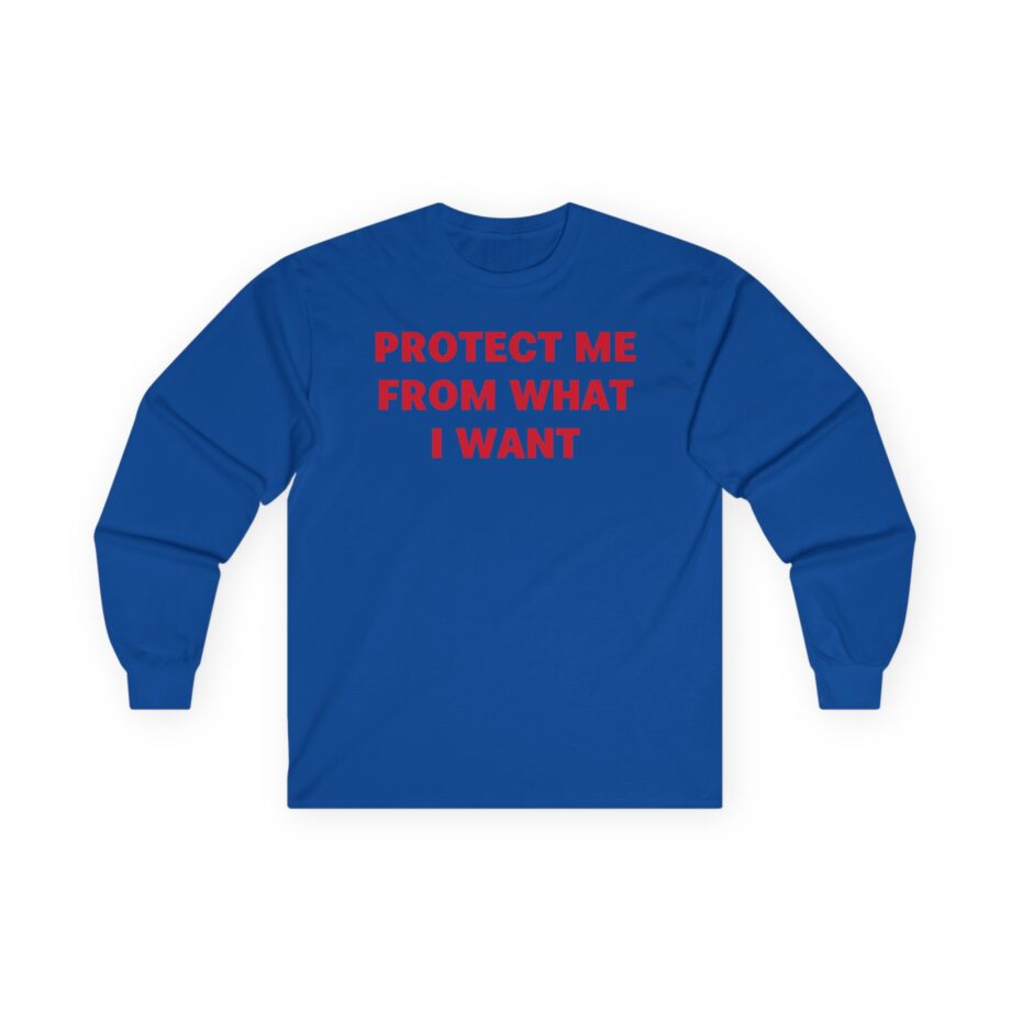 Jenny Holzer Protect Me From What I Want Unisex Ultra Cotton Long Sleeve Tee