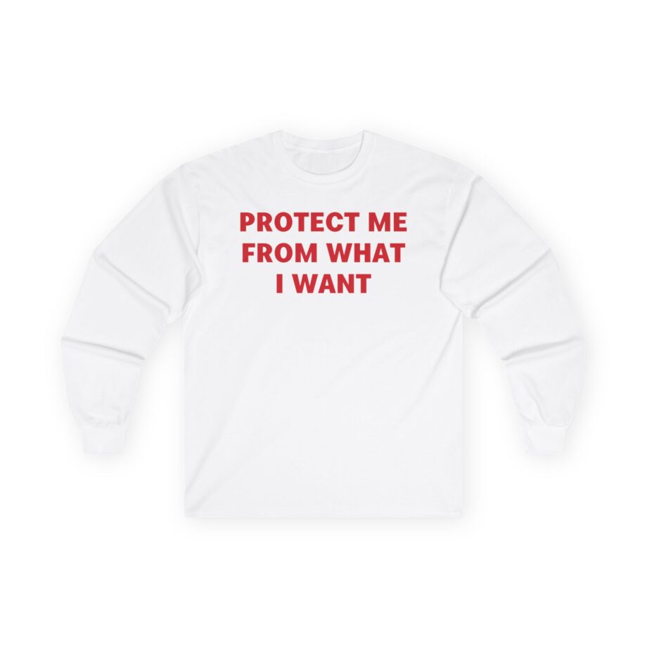 Jenny Holzer Protect Me From What I Want Unisex Ultra Cotton Long Sleeve Tee
