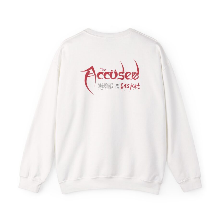 Accused Ad Panic in the Casket Unisex Heavy Blend™ Crewneck Sweatshirt
