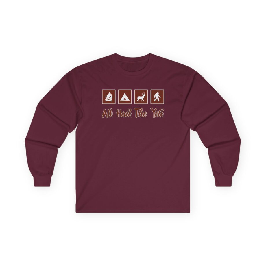 All Hail the Yeti Unisex Ultra Cotton Long Sleeve Tee