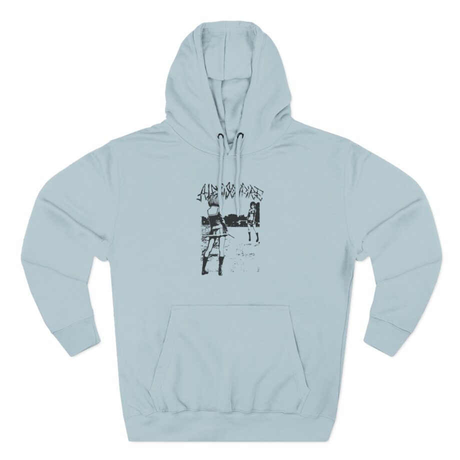 Alexisonfire Anime Knife Fight Three-Panel Fleece Hoodie