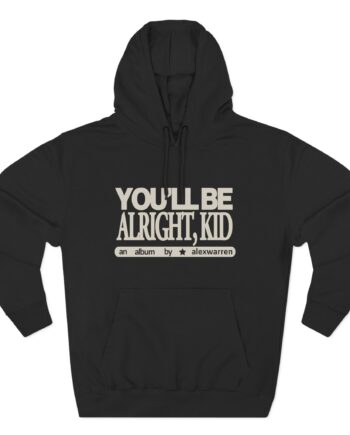 Alex Warren You’ll Be Alright Kid Three-Panel Fleece Hoodie