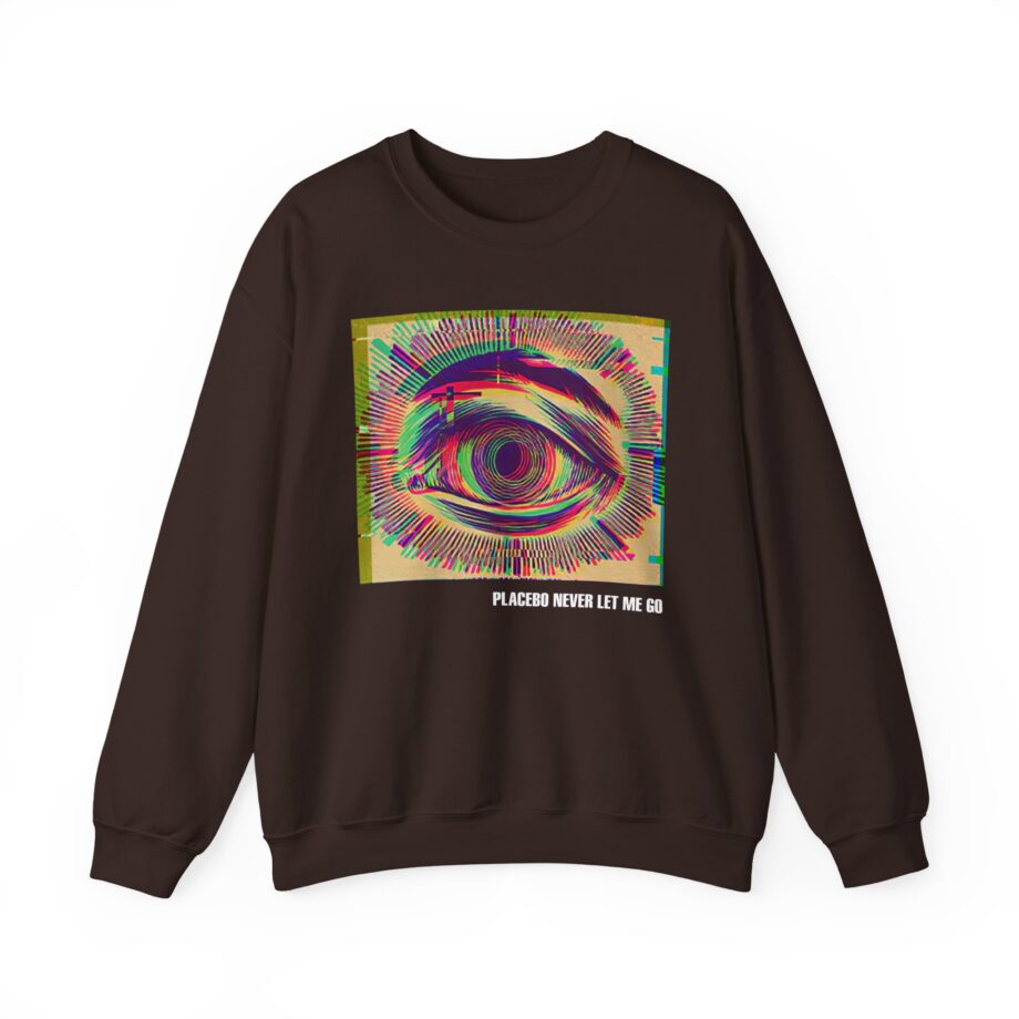 Placebo Glitch Eye Unisex Heavy Blend™ Crewneck Sweatshirt