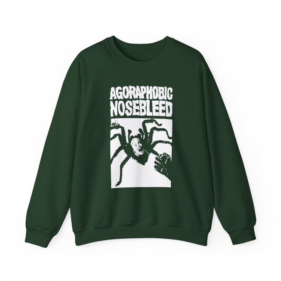 Agoraphobic Nosebleed Spider Unisex Heavy Blend™ Crewneck Sweatshirt