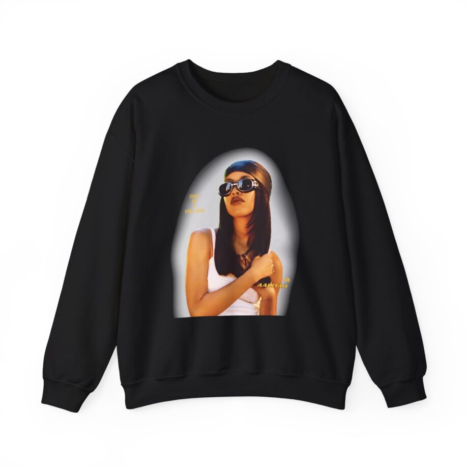 Aaliyah OIAM Portrait Unisex Heavy Blend™ Crewneck Sweatshirt