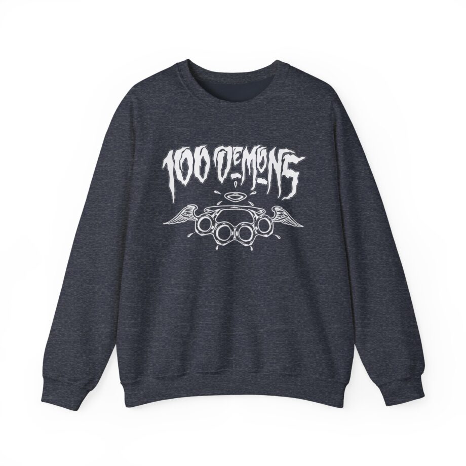 100 Demons Spade Sickle Unisex Heavy Blend™ Crewneck Sweatshirt