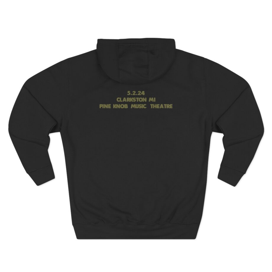 A Perfect Circle Sessanta Primus, Puscifer, Clarkston, Pine Knob Music Theatre Three-Panel Fleece Hoodie