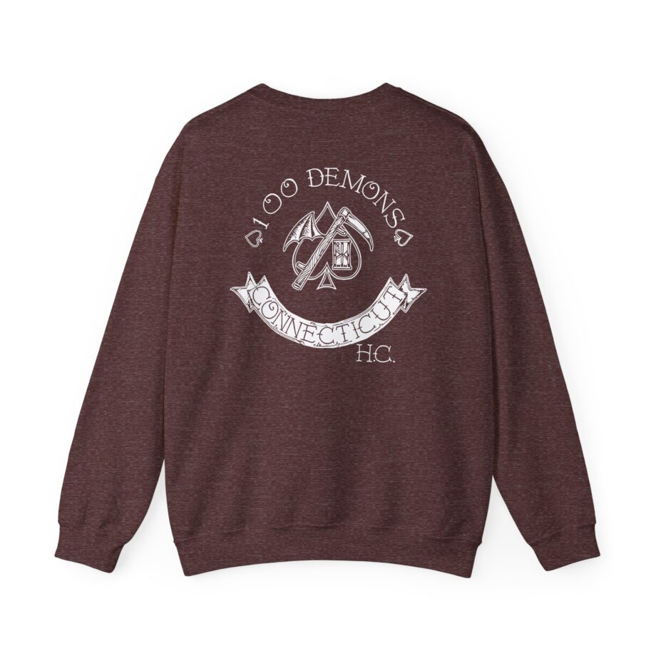 100 Demons Spade Sickle Unisex Heavy Blend™ Crewneck Sweatshirt