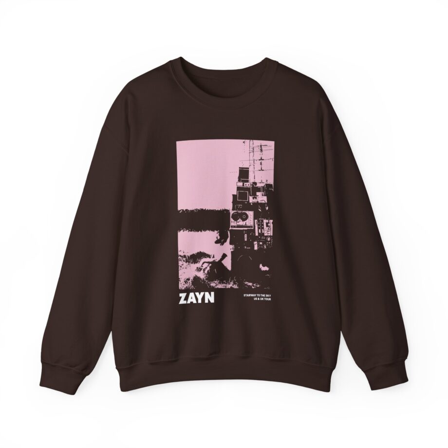 Zayn Malik Antenna Itin Faded Unisex Heavy Blend™ Crewneck Sweatshirt