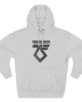 Can't Stop Rock 'n' Roll Twisted Sister Three-Panel Fleece Hoodie