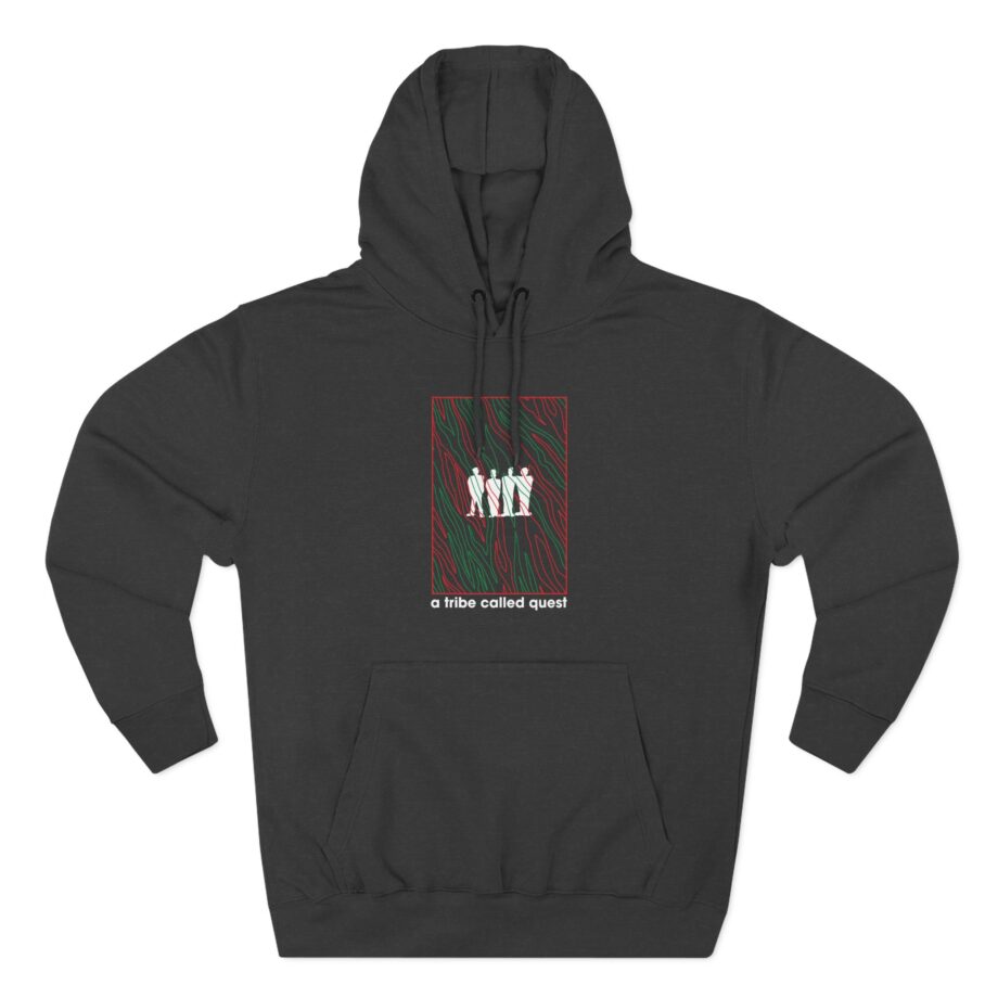 A Tribe Called Quest Line Art Three-Panel Fleece Hoodie