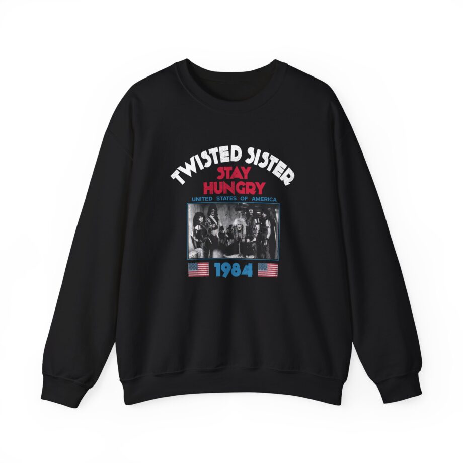 1984 Stay Hungry Tour Twisted Sisterv Unisex Heavy Blend™ Crewneck Sweatshirt