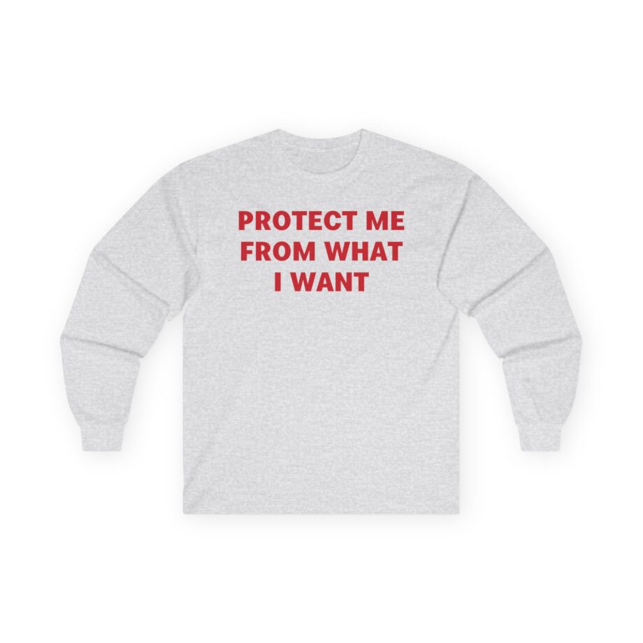 Jenny Holzer Protect Me From What I Want Unisex Ultra Cotton Long Sleeve Tee
