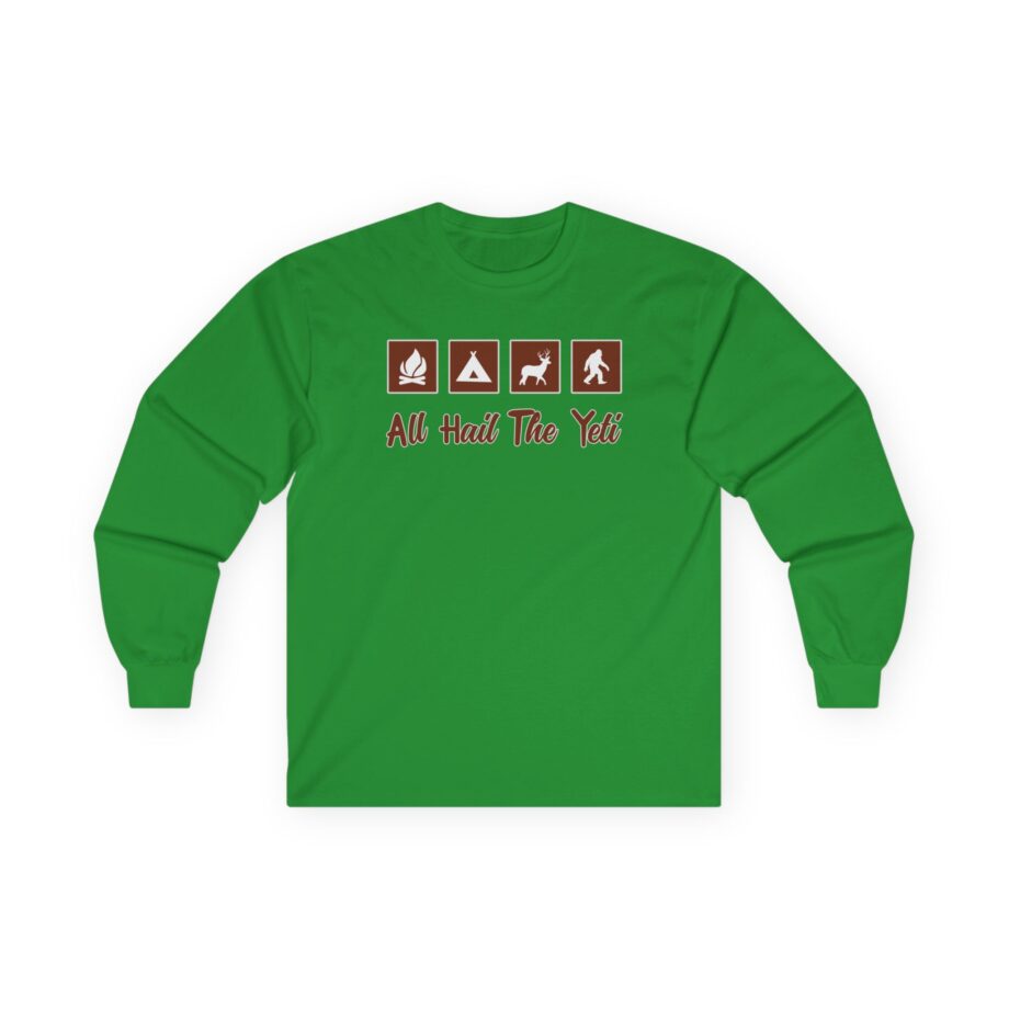 All Hail the Yeti Unisex Ultra Cotton Long Sleeve Tee