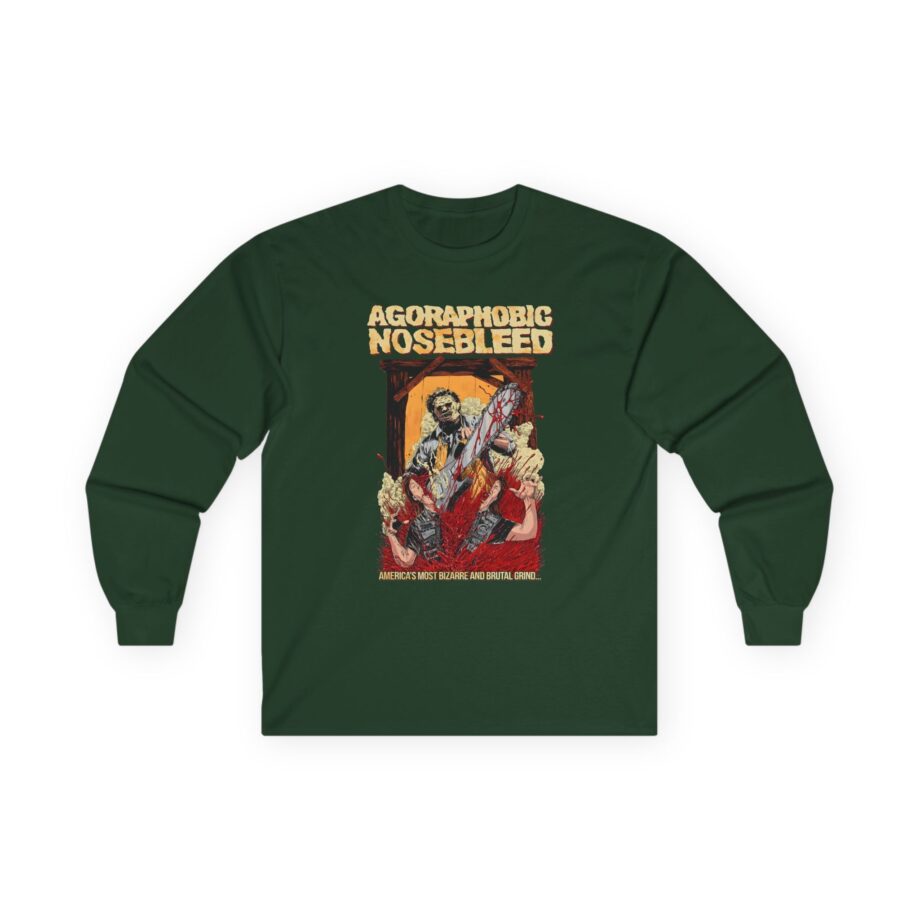 Agoraphobic Nosebleed Leatherface Unisex Ultra Cotton Long Sleeve Tee