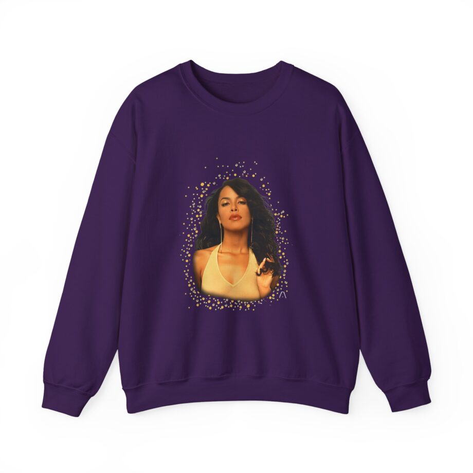 Aaliyah Self Titled Portrait Unisex Heavy Blend™ Crewneck Sweatshirt