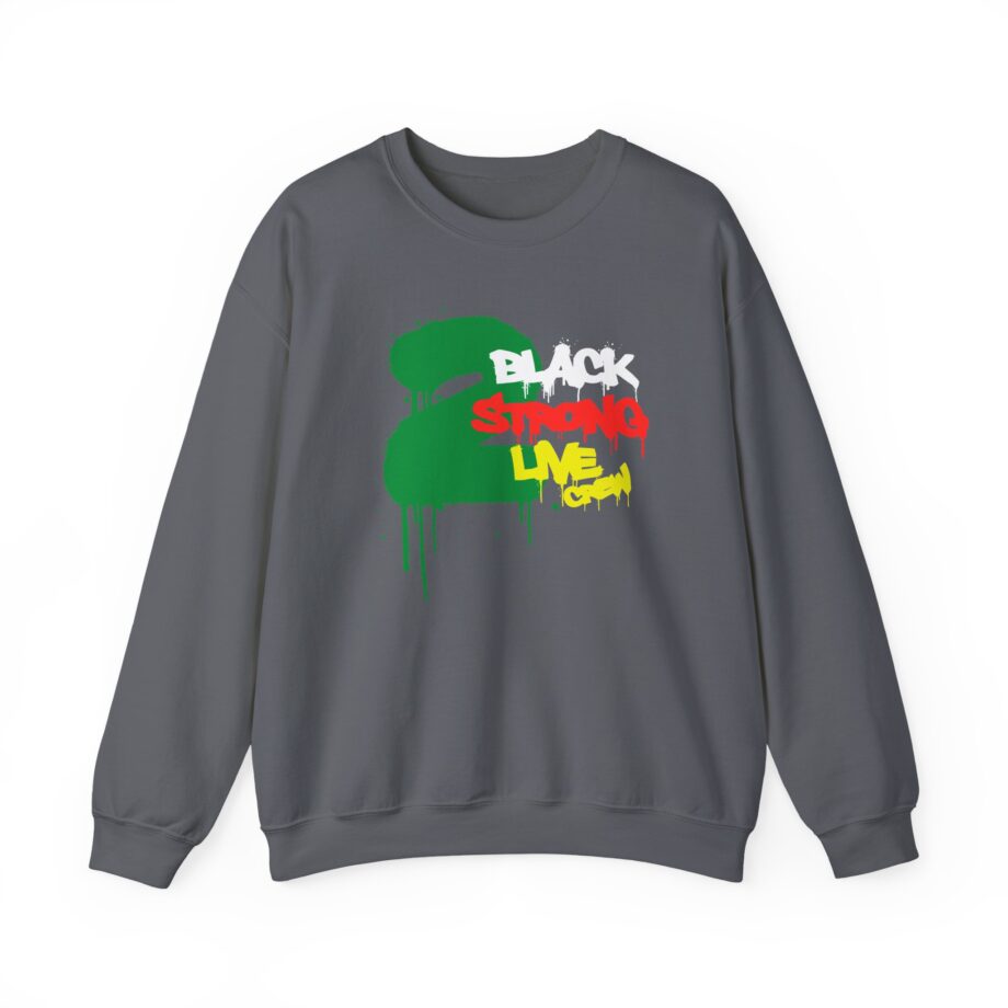 2 Live Crew Black Strong Unisex Heavy Blend™ Crewneck Sweatshirt