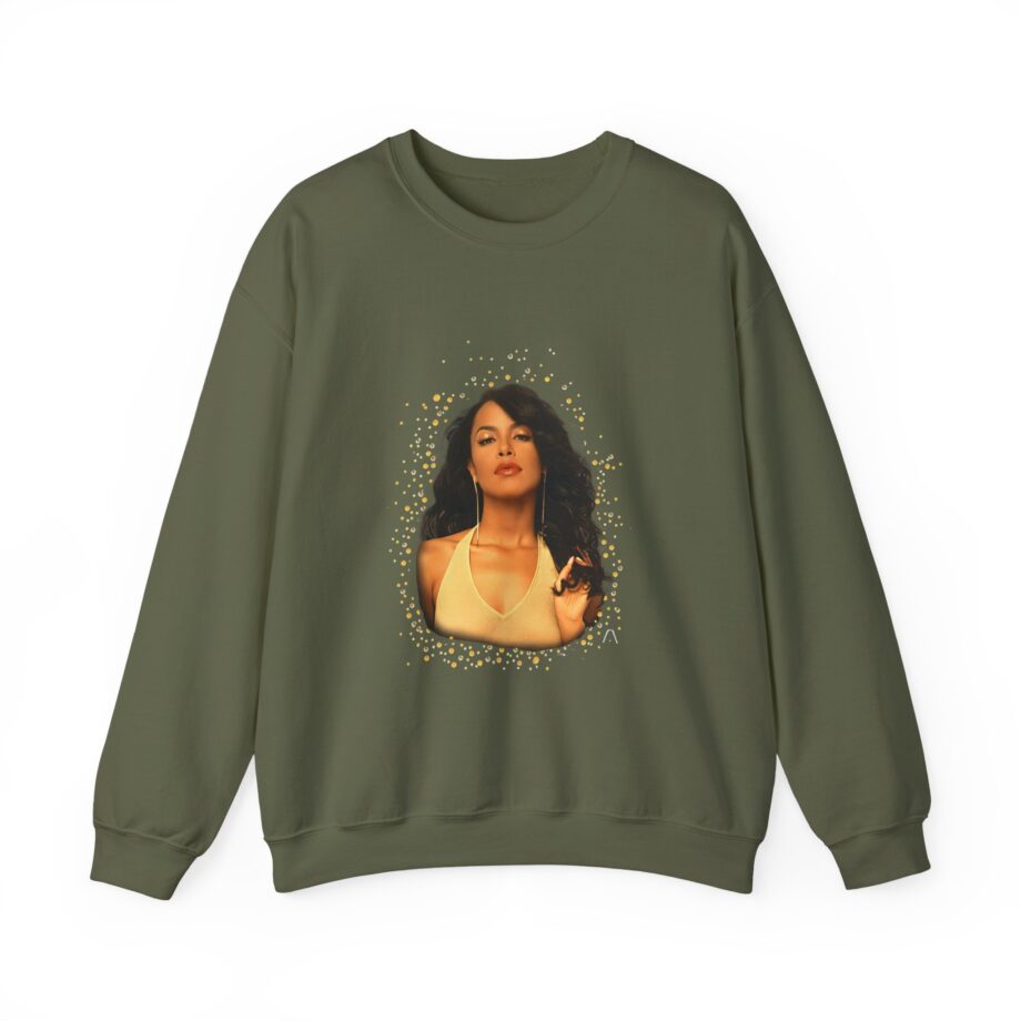 Aaliyah Self Titled Portrait Unisex Heavy Blend™ Crewneck Sweatshirt