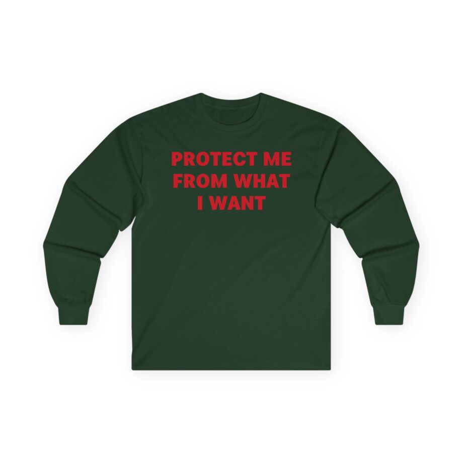 Jenny Holzer Protect Me From What I Want Unisex Ultra Cotton Long Sleeve Tee