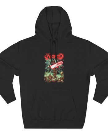 Aborted Caravan of Gore Three-Panel Fleece Hoodie