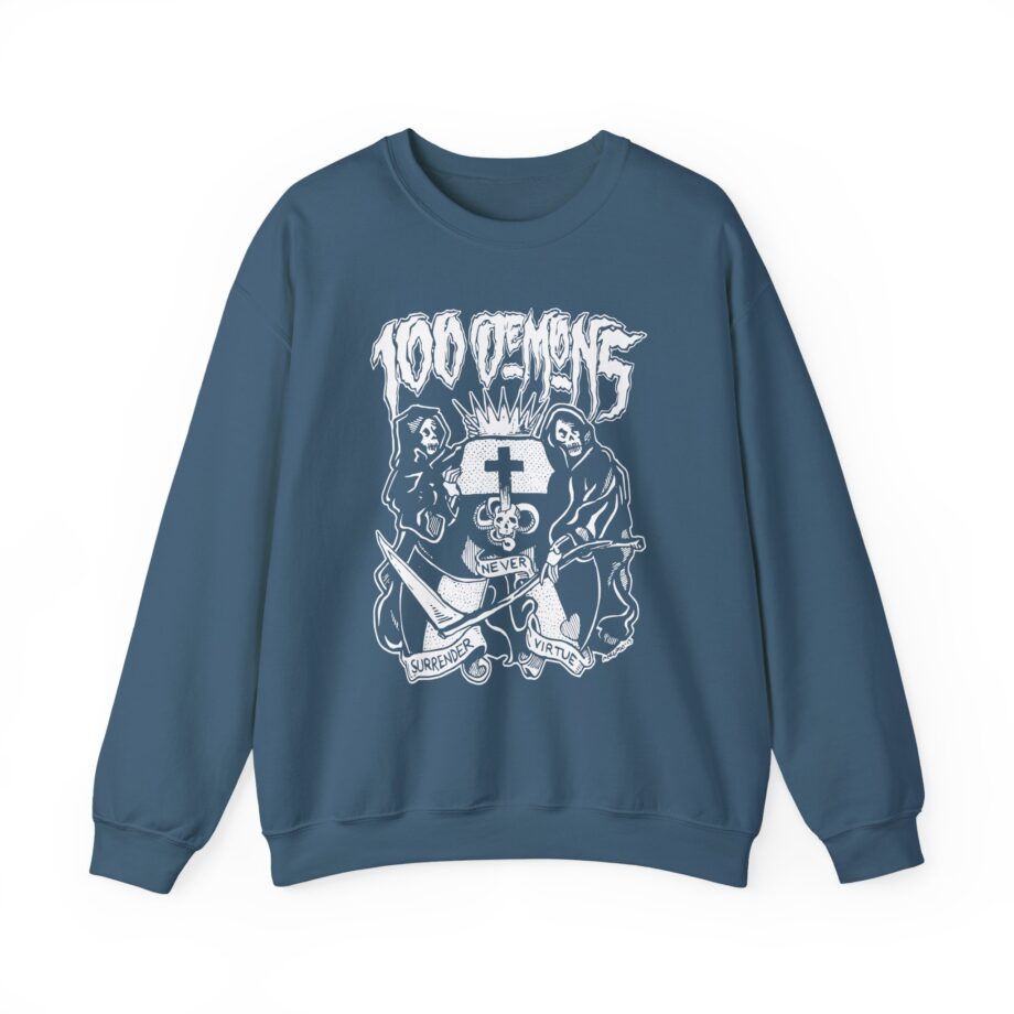 100 Demons Unisex Heavy Blend™ Crewneck Sweatshirt