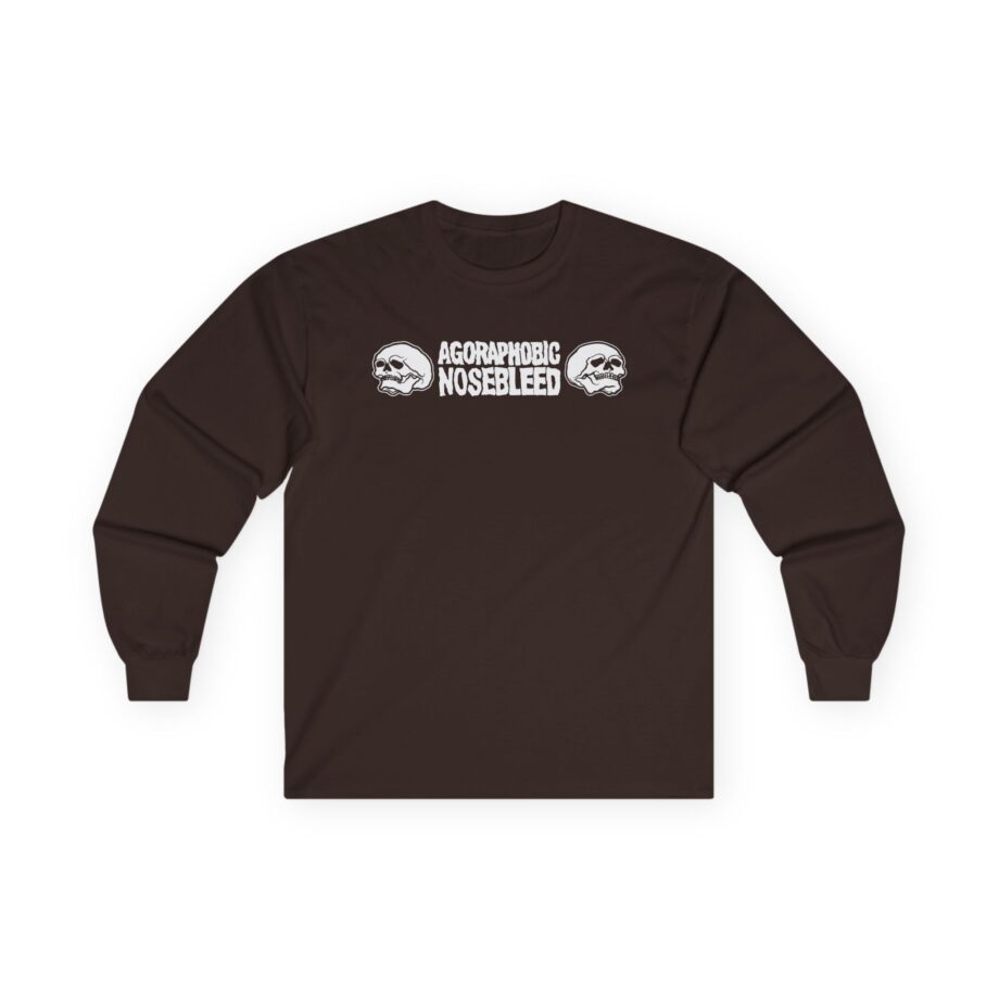 Agoraphobic Nosebleed Skulls Unisex Ultra Cotton Long Sleeve Tee
