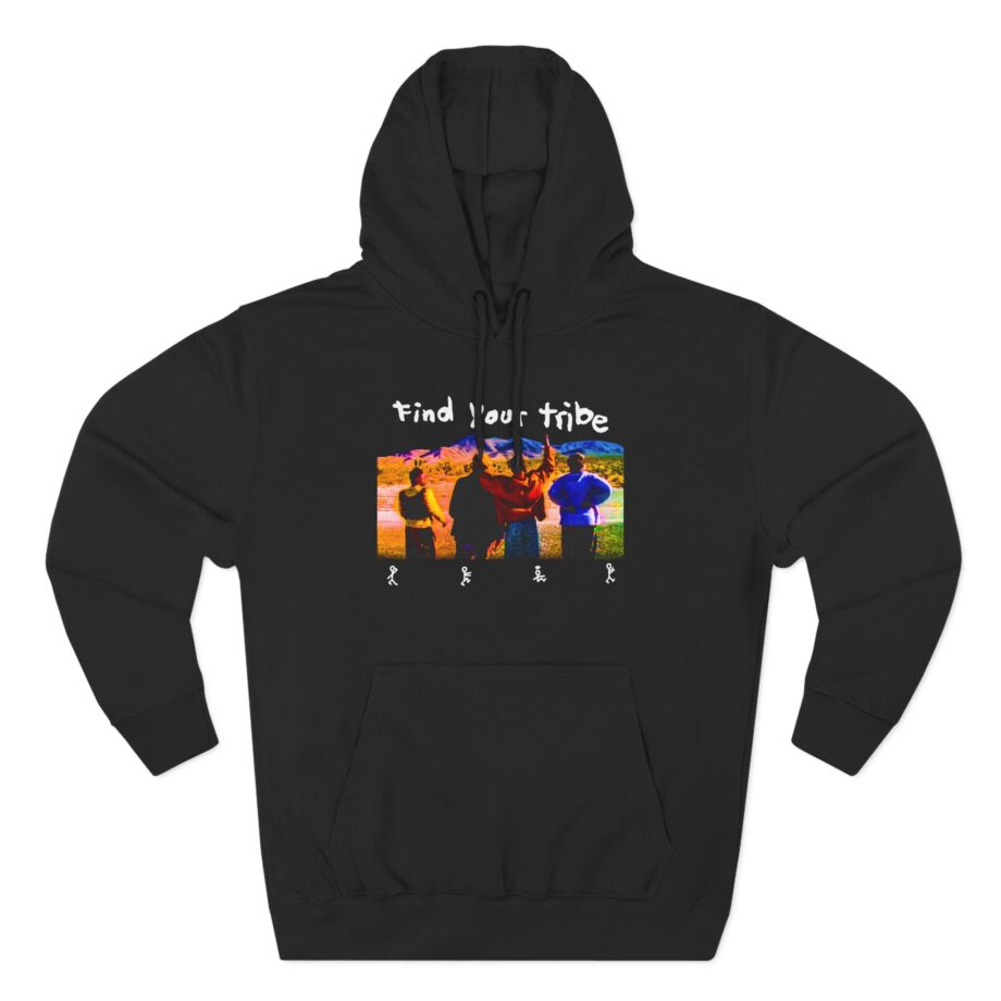 A Tribe Called Quest  Find Your Tribe Three-Panel Fleece Hoodie
