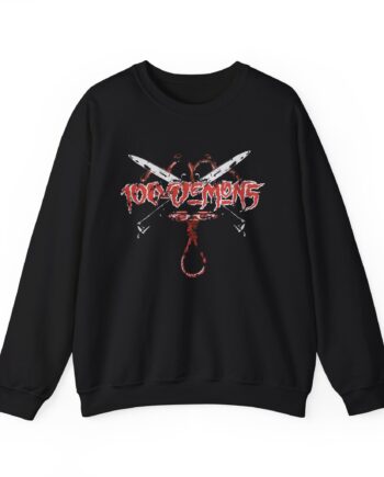 100 Demons Unisex Heavy Blend™ Crewneck Sweatshirt
