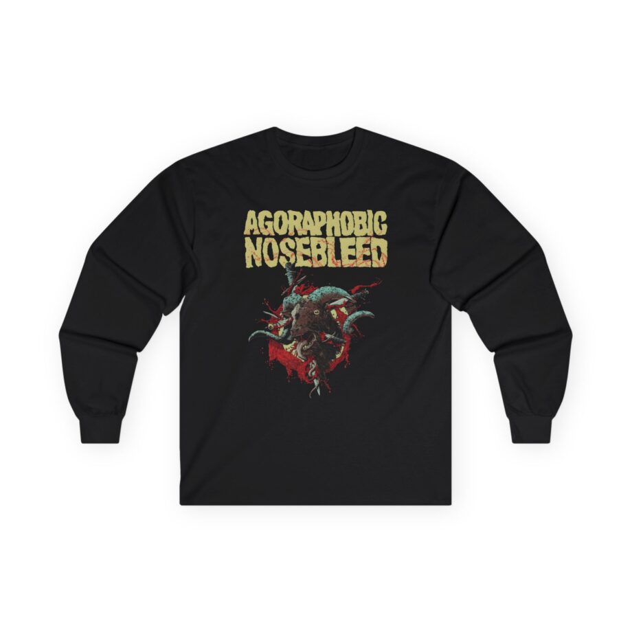 Agoraphobic Nosebleed Goat Head Unisex Ultra Cotton Long Sleeve Tee