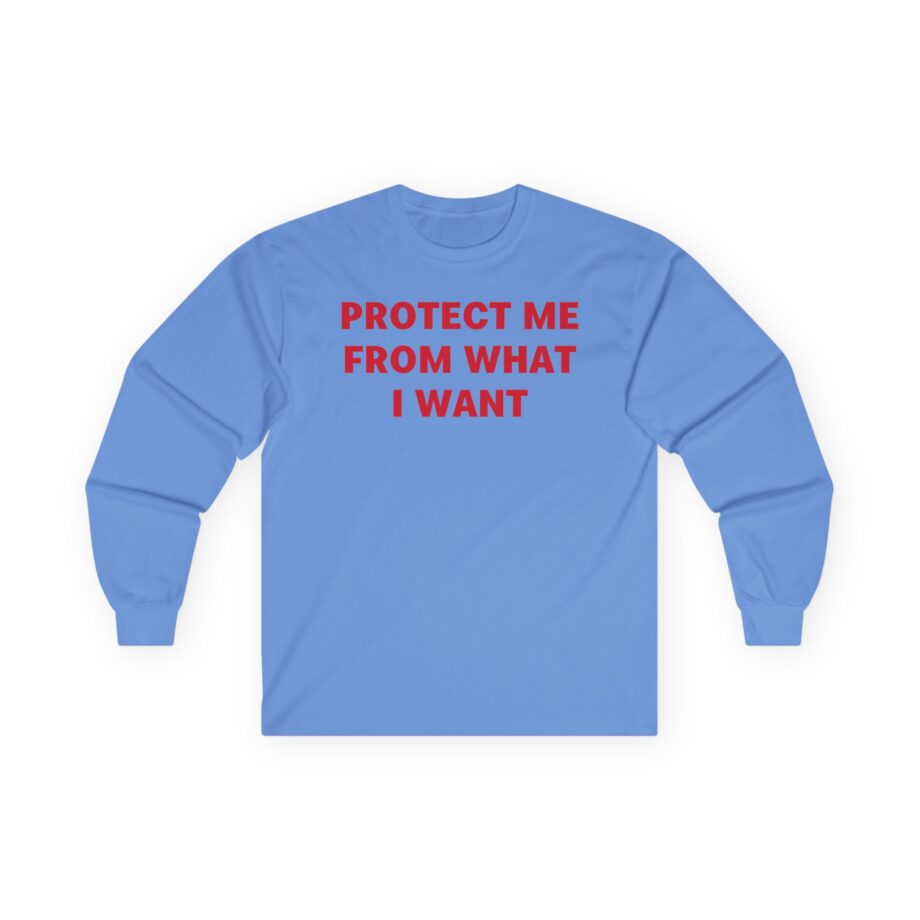 Jenny Holzer Protect Me From What I Want Unisex Ultra Cotton Long Sleeve Tee