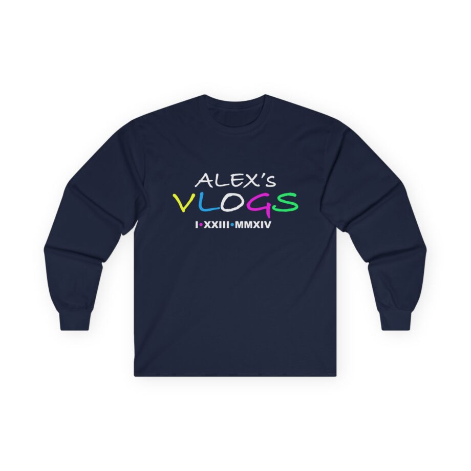 Alex Warren VLOGS Unisex Ultra Cotton Long Sleeve Tee