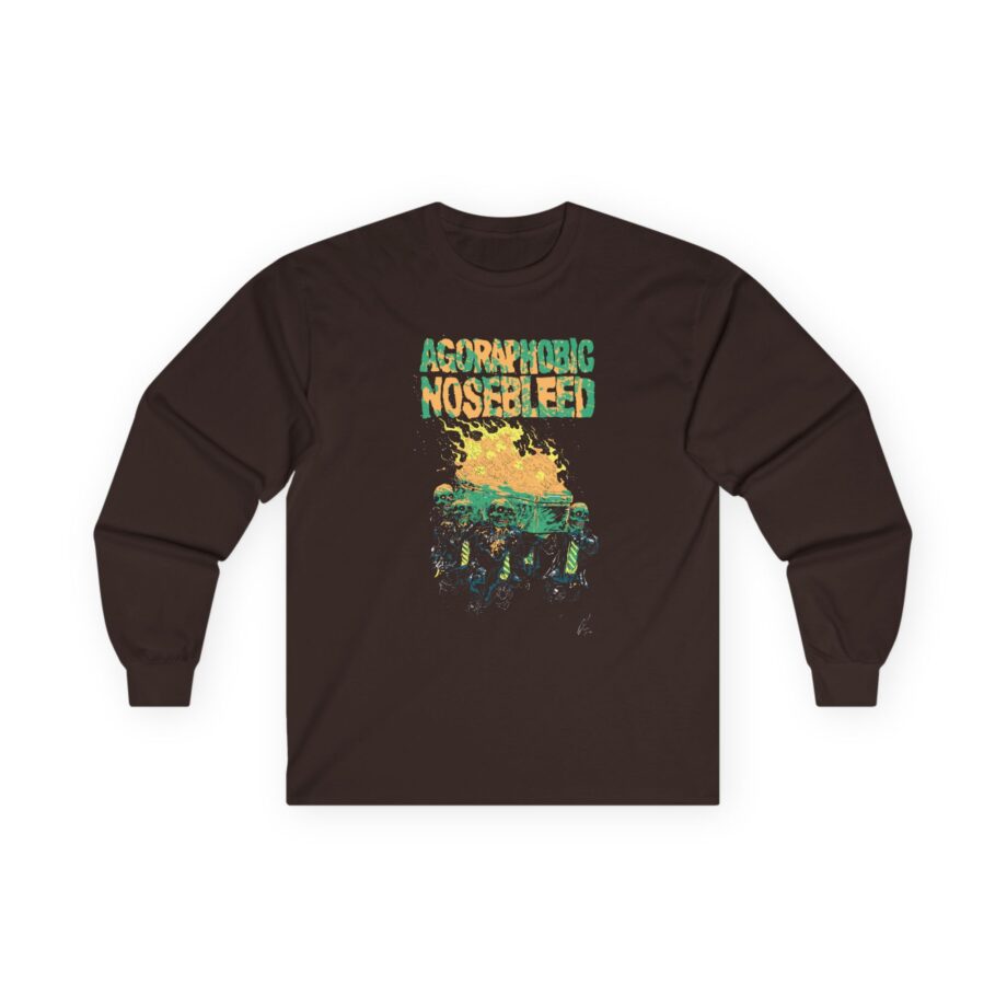 Agoraphobic Nosebleed Burning Coffin Unisex Ultra Cotton Long Sleeve Tee