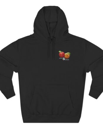 Aba & Peach Three-Panel Fleece Hoodie