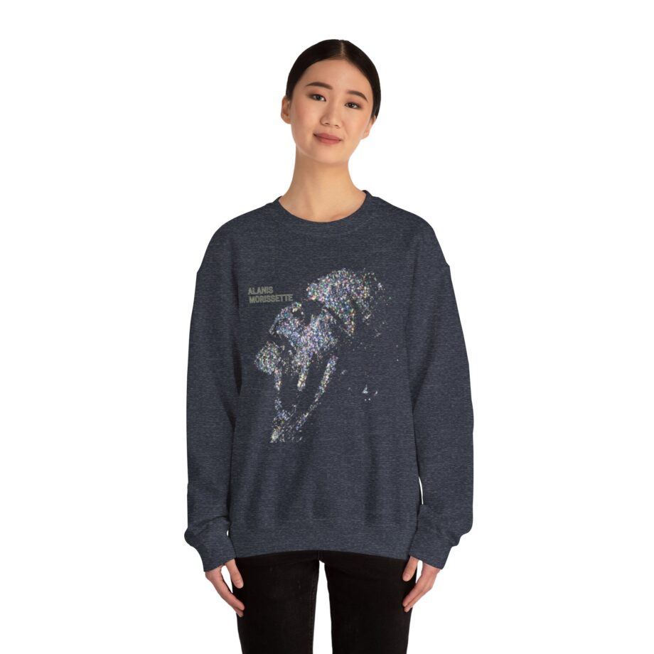 Alanis Morissette Such Pretty Forks Glitter Unisex Heavy Blend™ Crewneck Sweatshirt