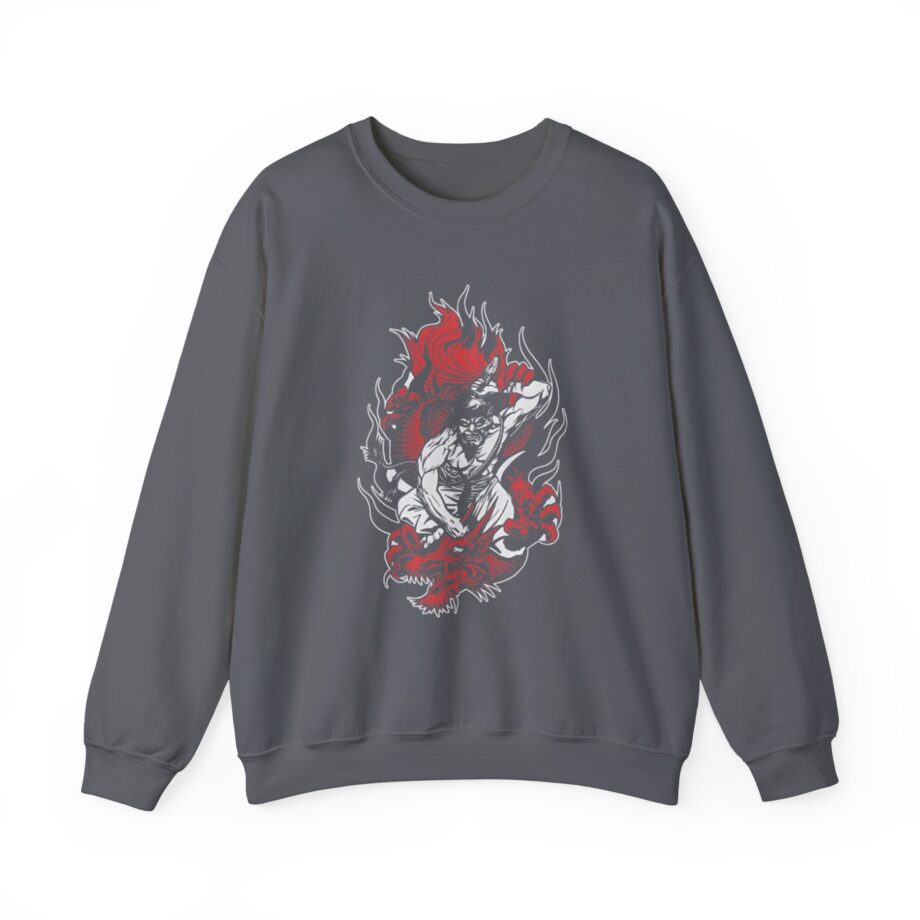 100 Demons Samurai Dragon Unisex Heavy Blend™ Crewneck Sweatshirt
