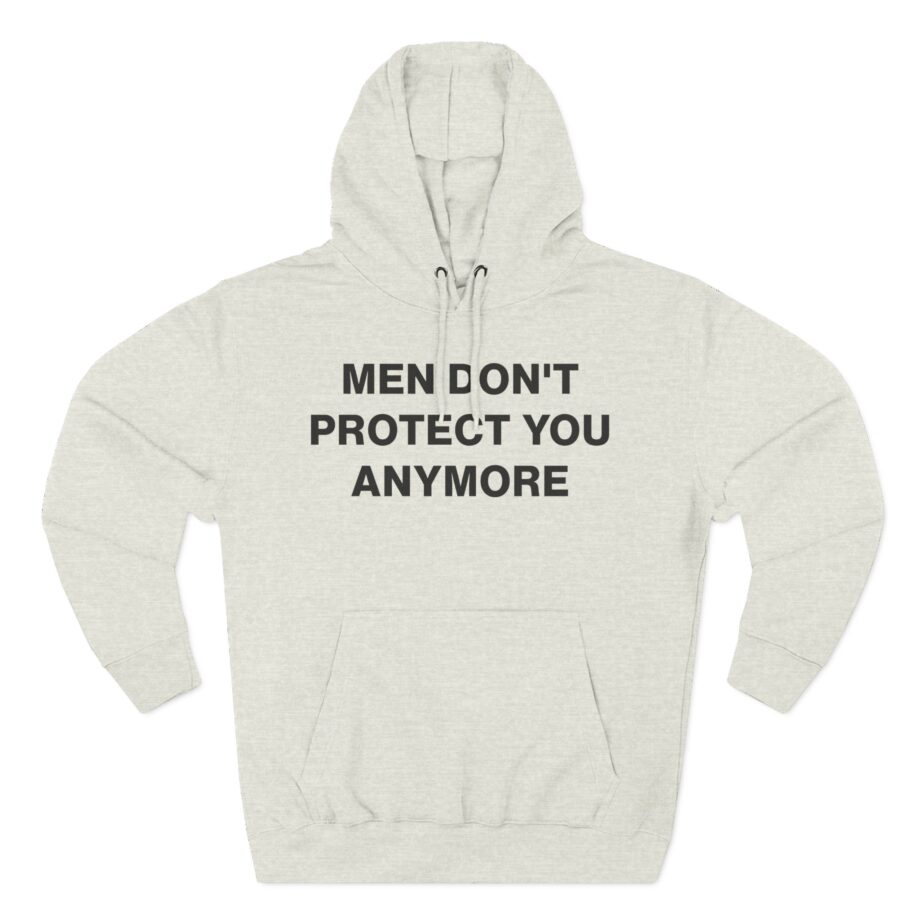 Jenny Holzer Men Don´t Protect You Anymore Three-Panel Fleece Hoodie