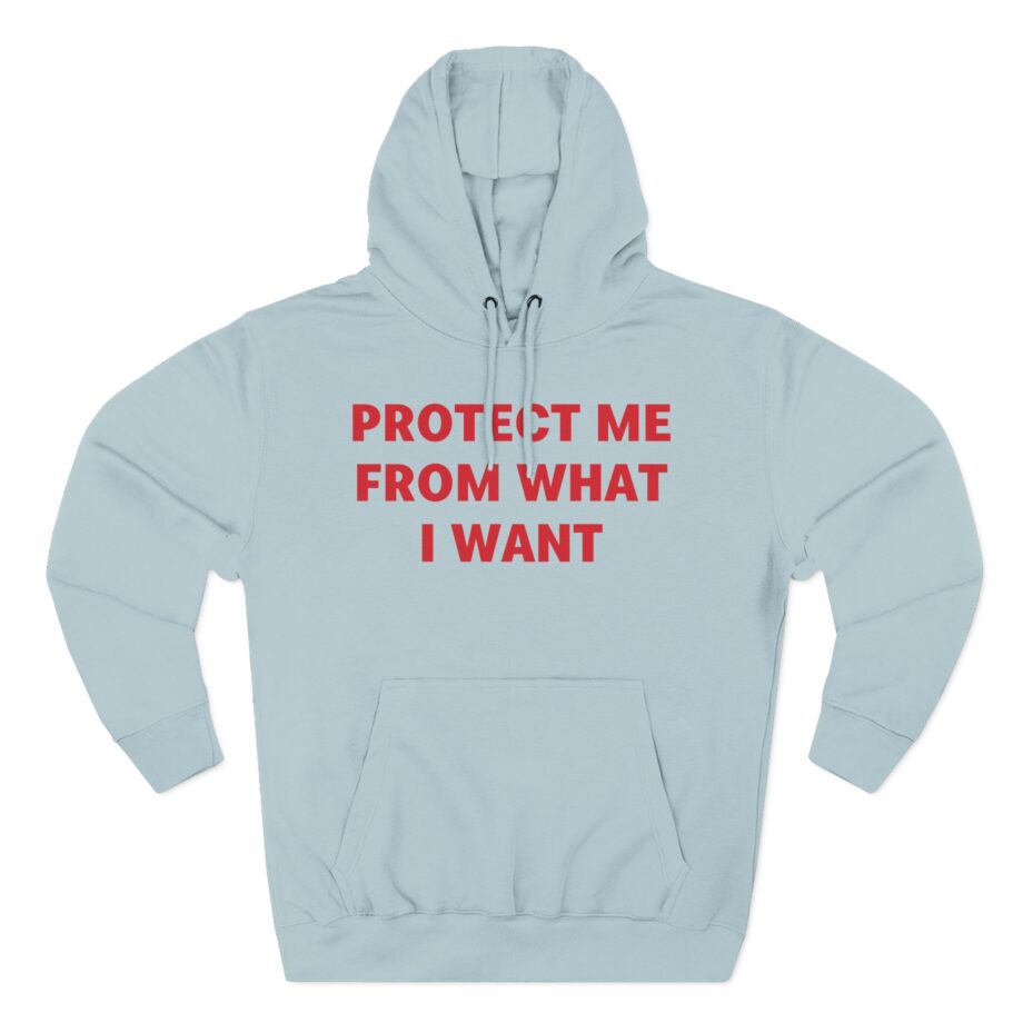 Jenny Holzer Protect Me From What I Want Three-Panel Fleece Hoodie